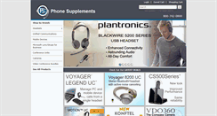 Desktop Screenshot of phonesupplements.com